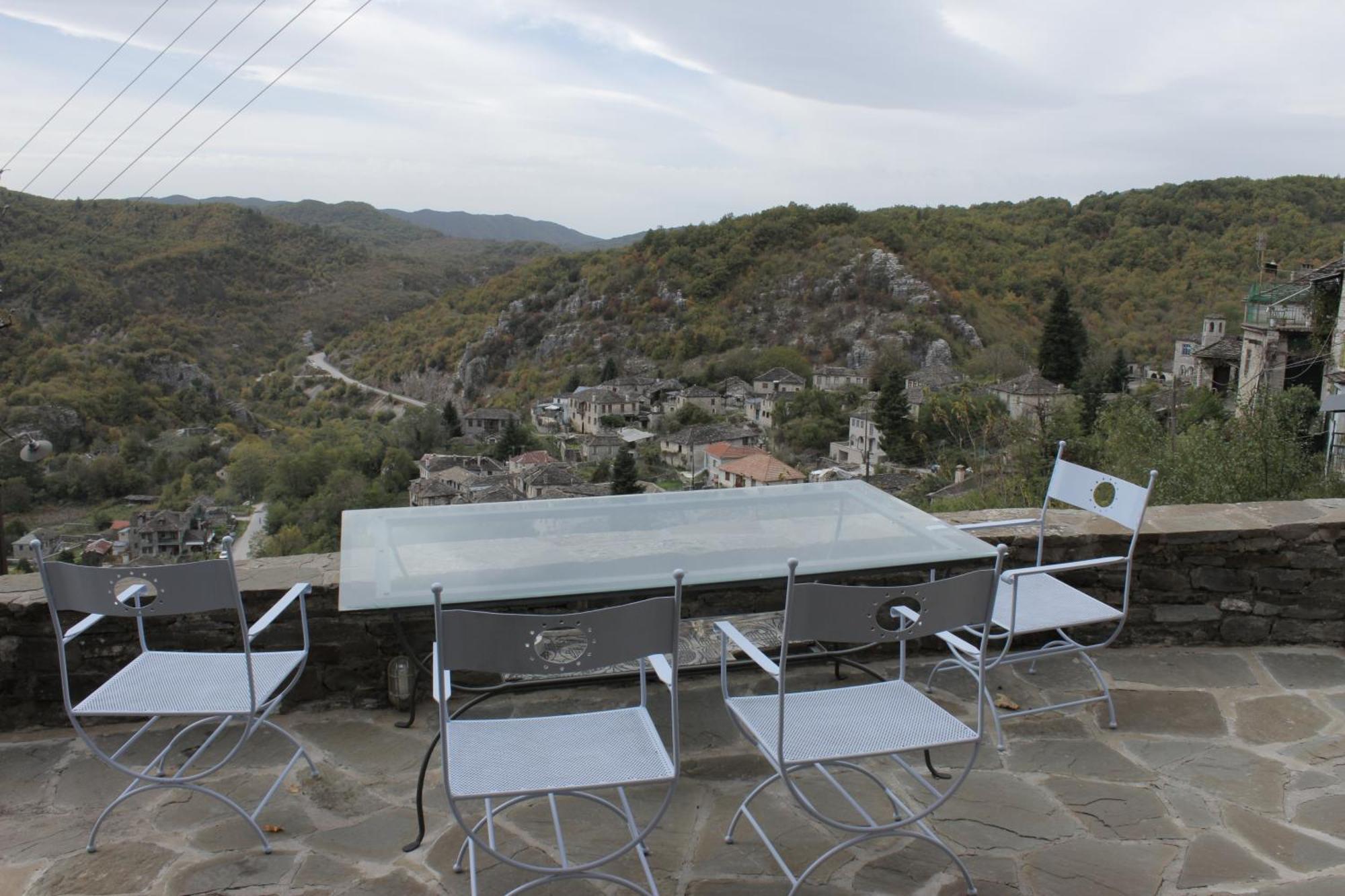 Heaven'S View Mansion - Zagori Stone Built Gem Vila Kípoi Exterior foto