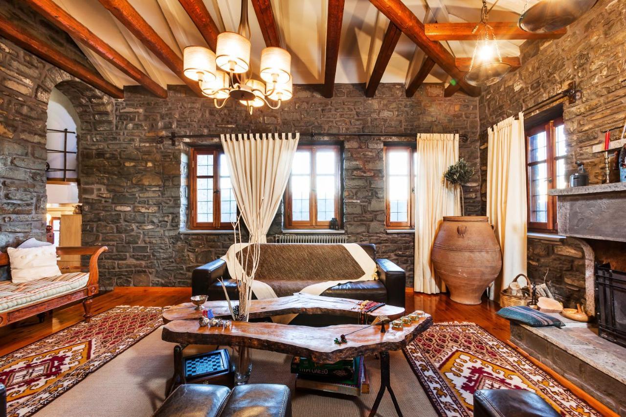Heaven'S View Mansion - Zagori Stone Built Gem Vila Kípoi Exterior foto