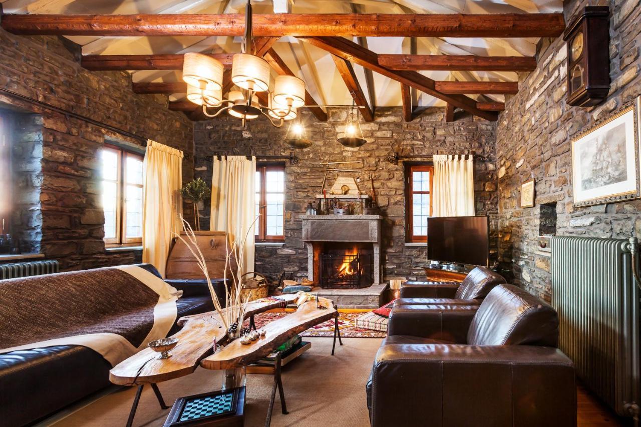Heaven'S View Mansion - Zagori Stone Built Gem Vila Kípoi Exterior foto