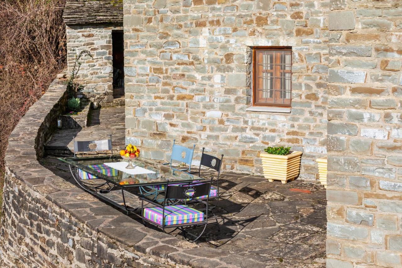Heaven'S View Mansion - Zagori Stone Built Gem Vila Kípoi Exterior foto