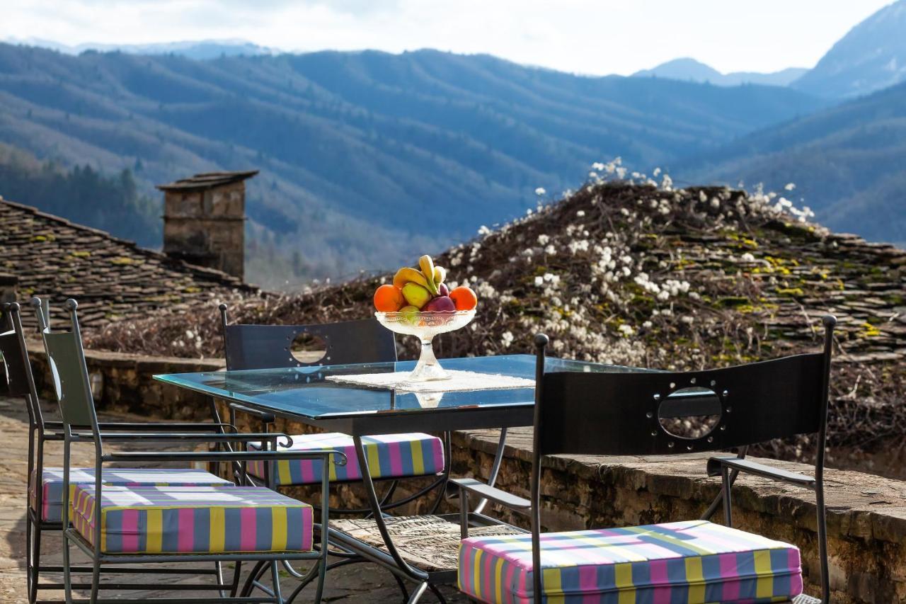 Heaven'S View Mansion - Zagori Stone Built Gem Vila Kípoi Exterior foto