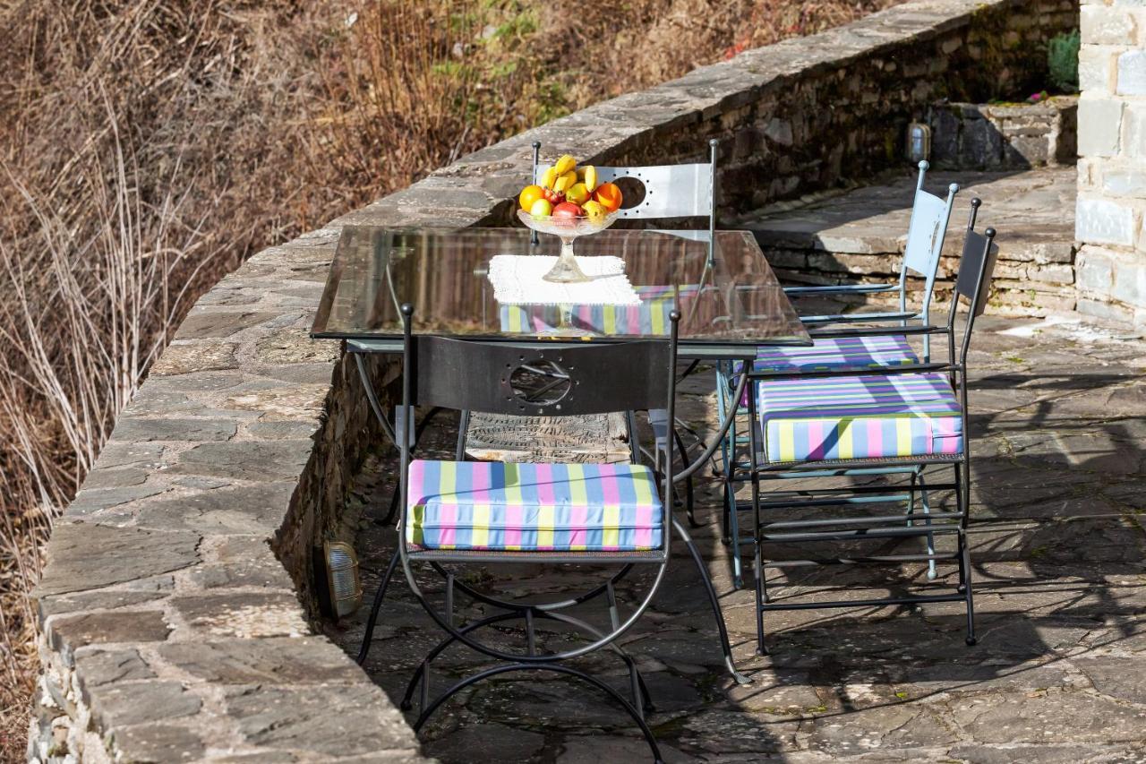 Heaven'S View Mansion - Zagori Stone Built Gem Vila Kípoi Exterior foto