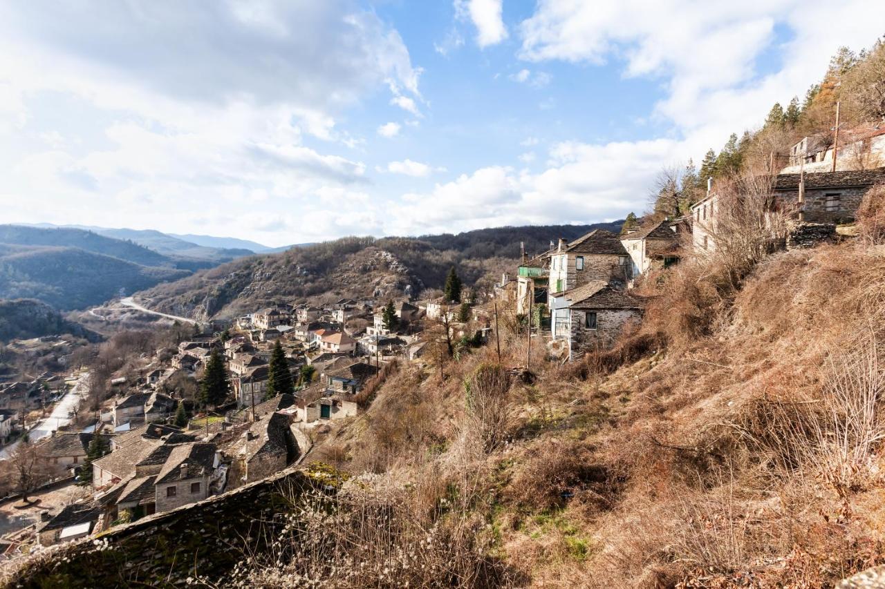 Heaven'S View Mansion - Zagori Stone Built Gem Vila Kípoi Exterior foto